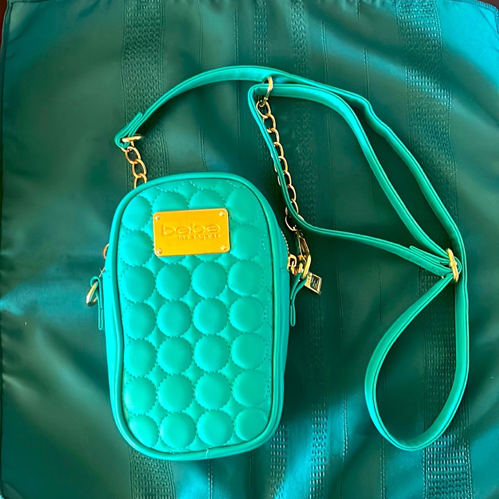 NWT Bebe Serafina crossbody teal
